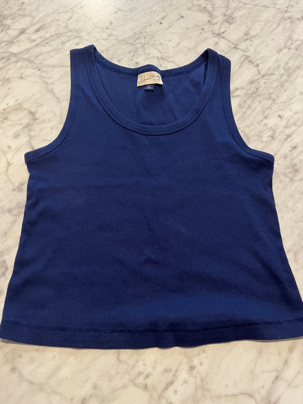 Universal Thread Royal Blue Ribbed Crop Top
